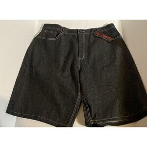 Blac Lacquer Mens Black Denim Shorts Sz 48